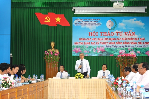 GS.VS Đặng Vũ Minh phát biểu tại Hội thảo