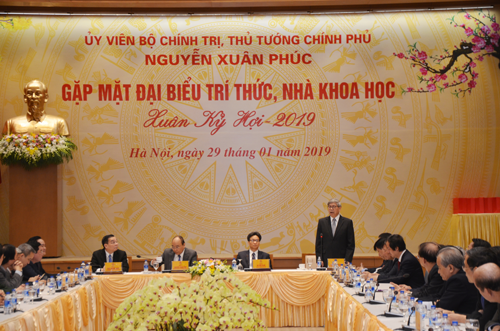 Chủ tịch Liên hiệp Hội Việt Nam Đặng Vũ Minh phát biểu